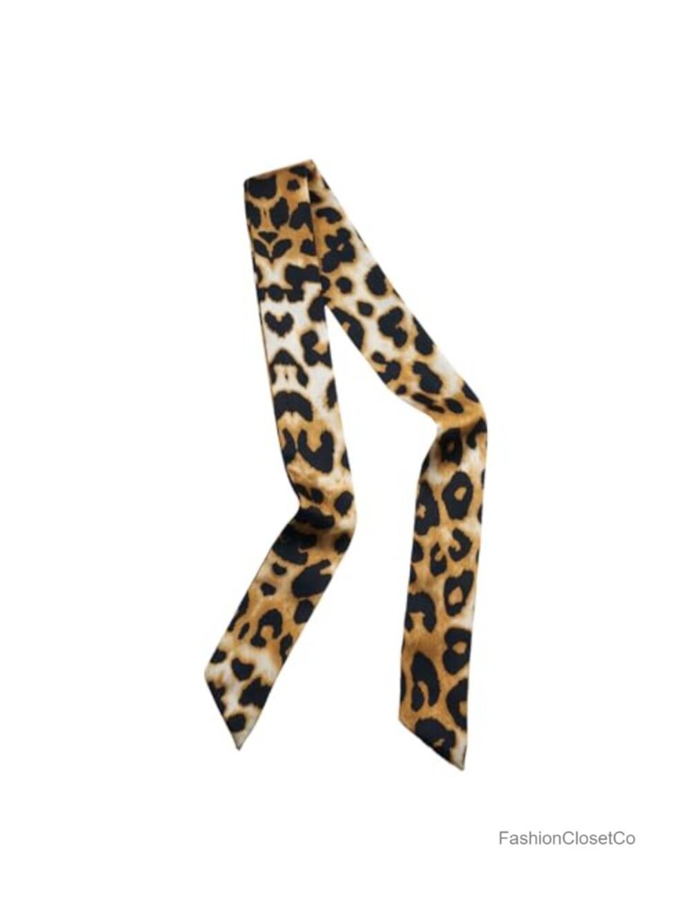 Women's Satin Feel Polyester Skinny Neck Scarf Versatile Fashion Accessory